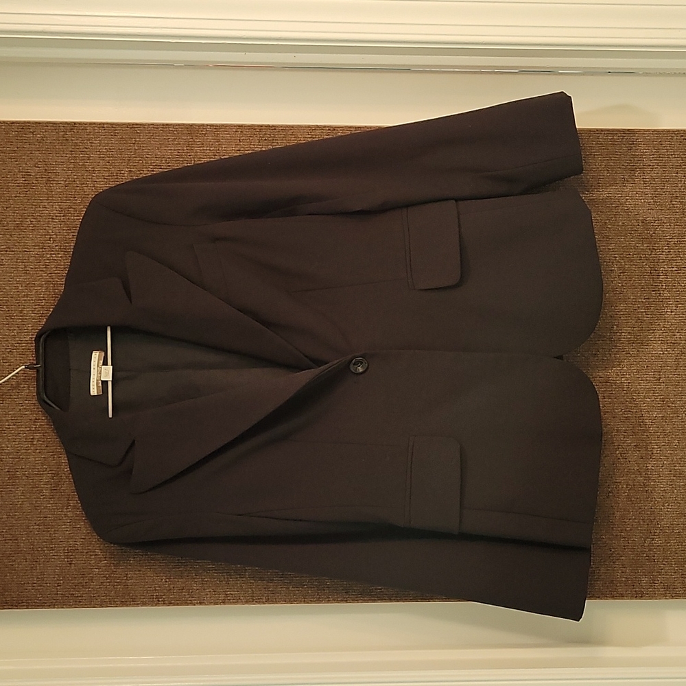 Boston Proper Black Blazer, Size 6 Back Vent